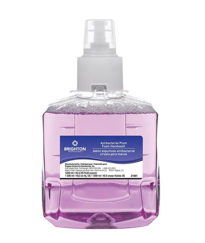 Brighton Professional Antibacterial Foaming Hand Wash, Plum Scent